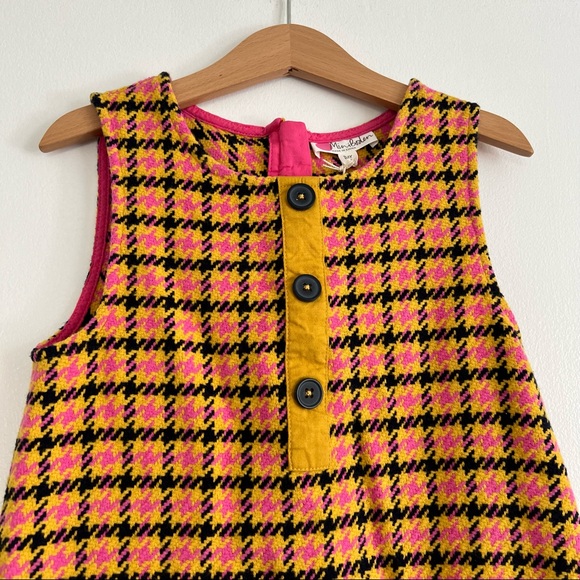 Mini Boden Retro Check Dress - Picture 4 of 8